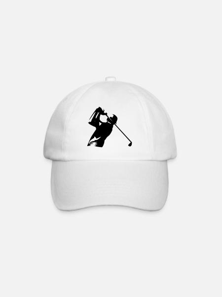 Glodistische Schaukel - Baseballkappe - Weiß/Weiß