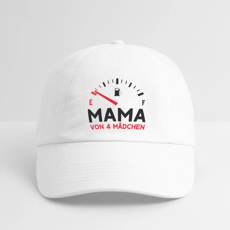 MAMA 4 TÖCHTER MUTTERTAG MUTTER VIER MÄDCHEN Baseballkappe