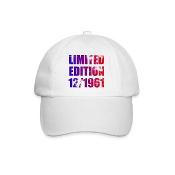 63e anniversaire Edition limitée 12/1961 - Casquette classique - blanc/blanc - Devant