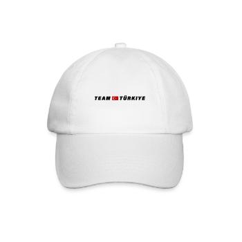 Équipe Turquie Drapeau Türkiye - Casquette classique - blanc/blanc - Devant