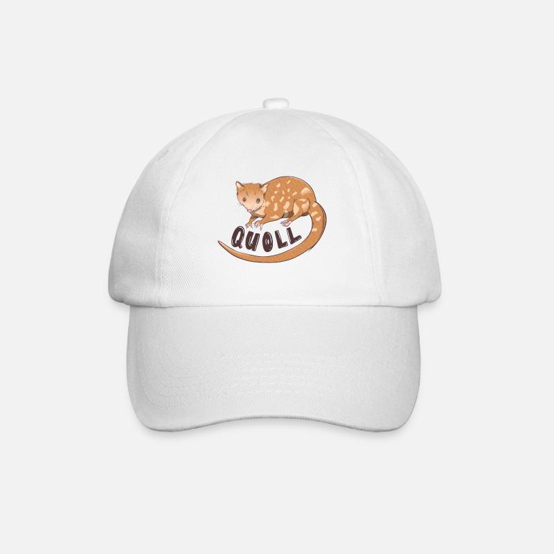 Quoll Marsupial australien - Casquette classique - blanc/blanc