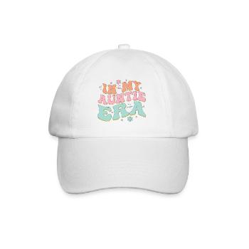 In My Auntie Era Baby Announcement for Aunt - Casquette classique - blanc/blanc - Devant
