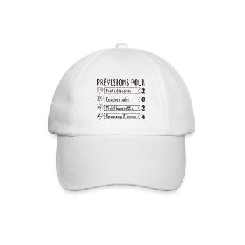Grossesse Prévisions Pour 2025 Future Maman cadeau - Casquette classique - blanc/blanc - Devant