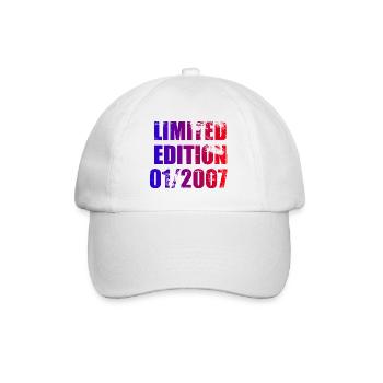 18th Birthday Limited Edition 01/2007 - Baseball Cap - white/white - Front