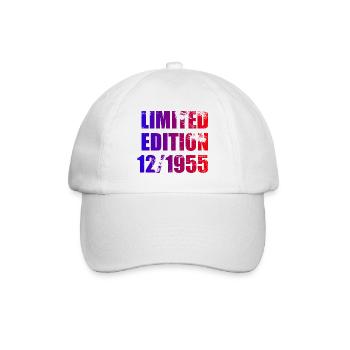 69e anniversaire Edition limitée 12/1955 - Casquette classique - blanc/blanc - Devant