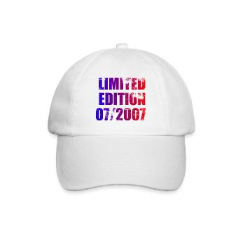 18ème Anniversaire Edition Limitée 07/2007 - Casquette classique - blanc/blanc - Devant