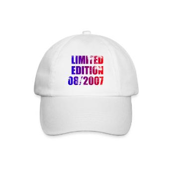 18e anniversaire Edition limitée 08/2007 - Casquette classique - blanc/blanc - Devant