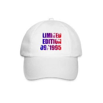30th Birthday Limited Edition 09/1995 - Baseball Cap - white/white - Front