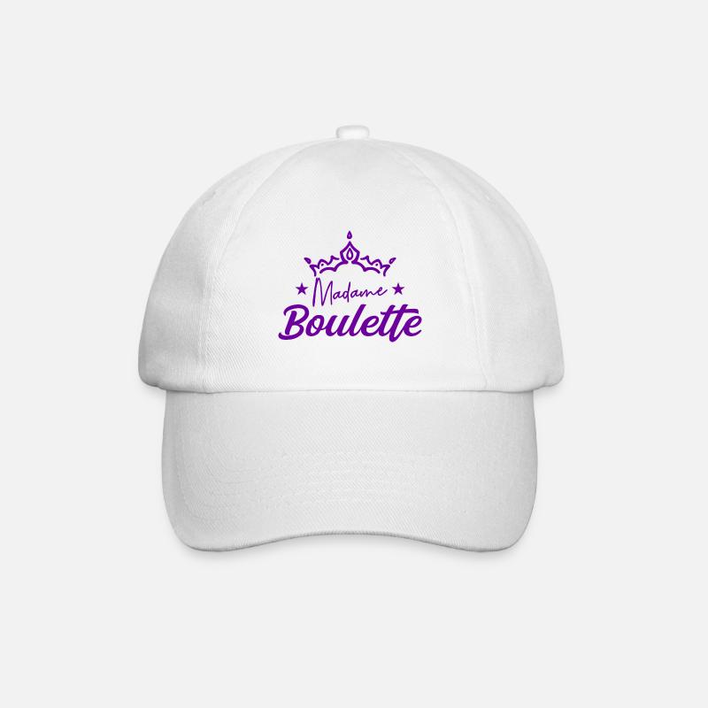 madame boulette - Casquette classique - blanc/blanc