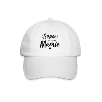 Super mamie - Casquette classique - blanc/blanc - Devant