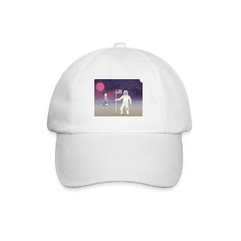 Astronaute et étranger - Casquette classique - blanc/blanc - Devant