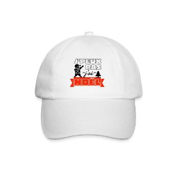 J'peux pas j'ai Noël. - Casquette classique - blanc/blanc - Devant