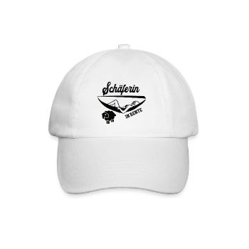 Schäferin Rente Ruhestand Rentnerin Tierwirtin - Baseballkappe - Weiß/Weiß - Vorne