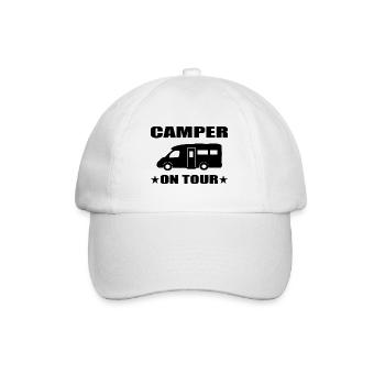 Camping - Baseballkappe - Weiß/Weiß - Vorne