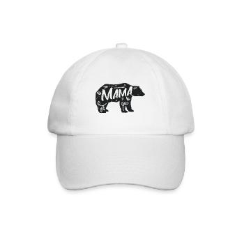 Mama Bear - Baseball Cap - white/white - Front