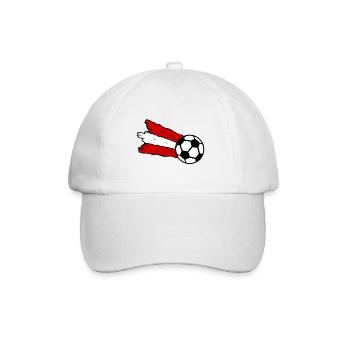 The Austrian fans are coming - Baseball Cap - white/white - Front