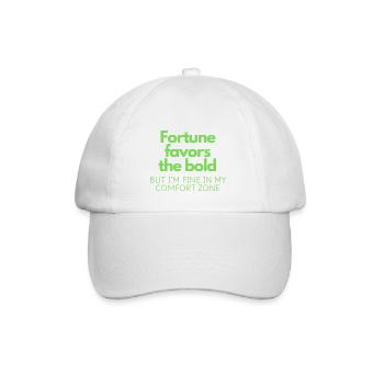 La fortune sourit aux audacieux - Casquette classique - blanc/blanc - Devant
