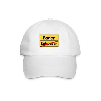 Lieber in Baden Deutschland - Baseballkappe - Weiß/Weiß - Vorne