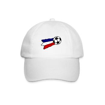 Les footballeurs des Pays-Bas - Casquette classique - blanc/blanc - Devant