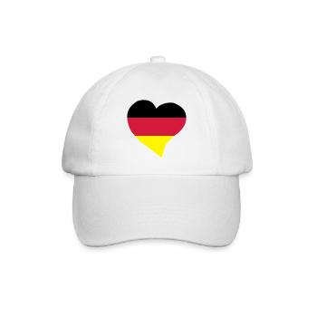 Coeur allemand - Casquette classique - blanc/blanc - Devant
