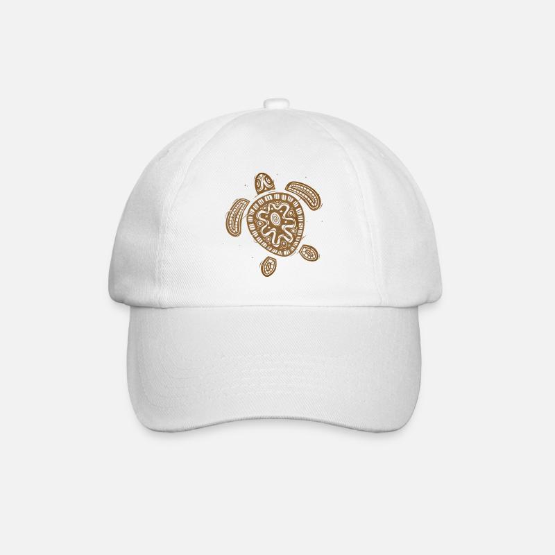 Hawaii Turtle - Baseballkappe - Weiß/Weiß