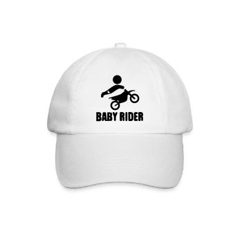 Baby Rider  - Baseballkappe - Weiß/Weiß - Vorne