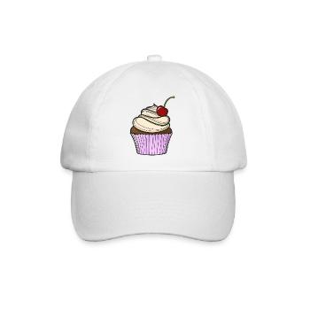 Petit gâteau comique doux - Casquette classique - blanc/blanc - Devant