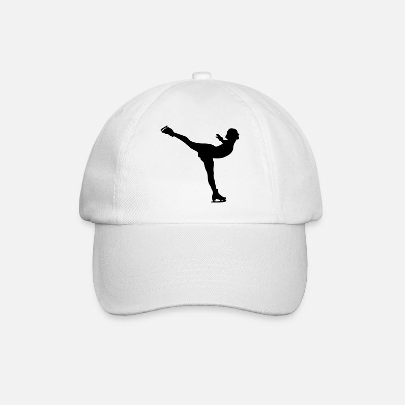 Eiskunstlauf - Baseballkappe - Weiß/Weiß