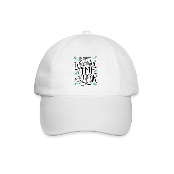 Christmas time Advent December Santa Claus Christmas - Baseball Cap - white/white - Front
