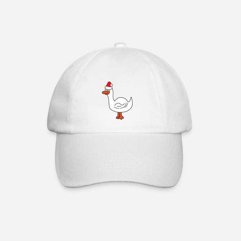 Noël | Joyeux Noël | canard d'oie - Casquette classique - blanc/blanc