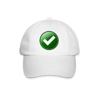 Approved - Baseball Cap - white/white - Front