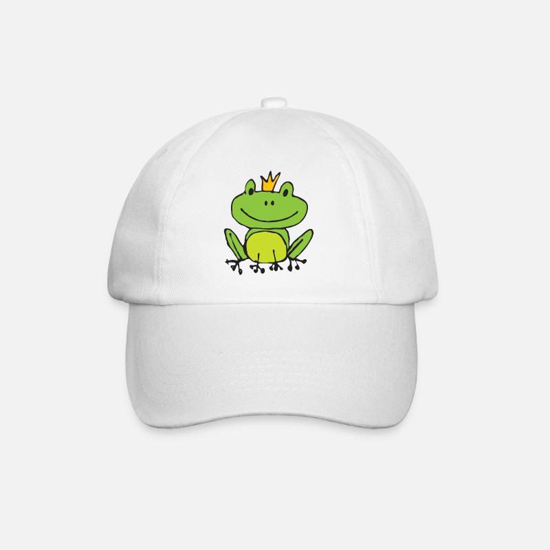 Frosch oder Prinz? - Baseballkappe - Weiß/Weiß