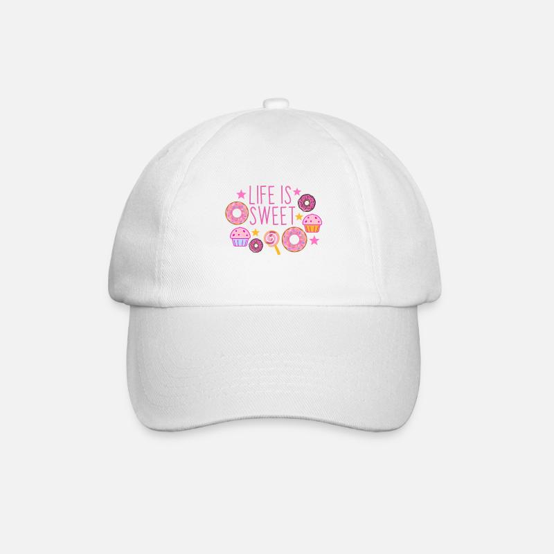 La vie est douce - Casquette classique - blanc/blanc