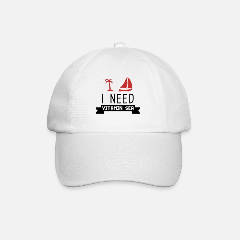 VACATION - Baseball Cap - white/white