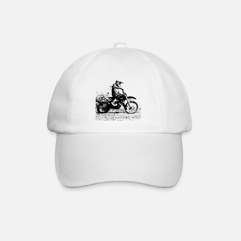 enduro - Baseball Cap - white/white