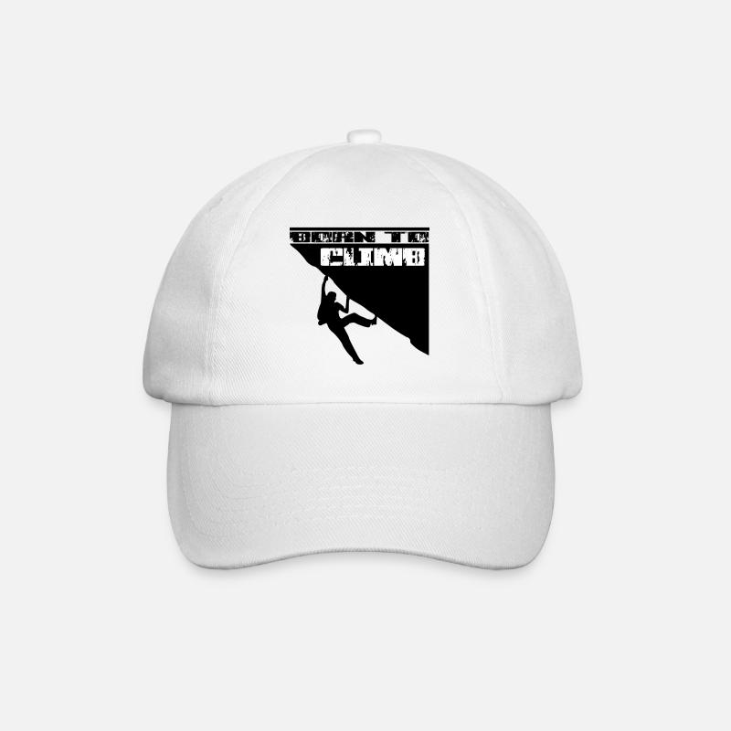 Escalade née pour grimper - Casquette classique - blanc/blanc