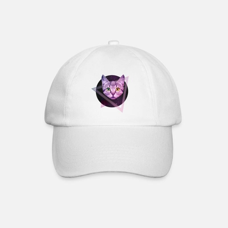 Chat de l'espace - Casquette classique - blanc/blanc