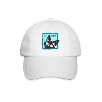 Portrait de chat avec slogans - Casquette classique - blanc/blanc - Devant