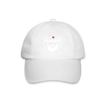 I love daddy / I love daddy father - Baseball Cap - white/white - Front
