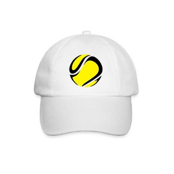 Balle de tennis - Casquette classique - blanc/blanc - Devant