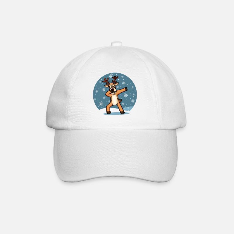 Sweet Dab Dabbing Dindeer Dancing Christmas Xmas - Casquette classique - blanc/blanc
