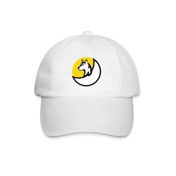 German shepherd dog - Baseball Cap - white/white - Front