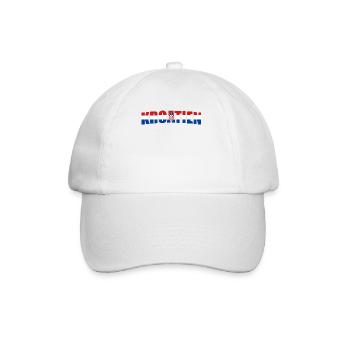 Croatia - Baseball Cap - white/white - Front