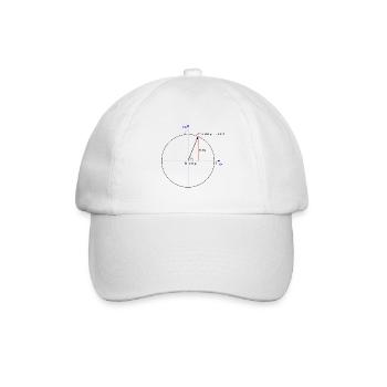 Euler's formula - Baseball Cap - white/white - Front