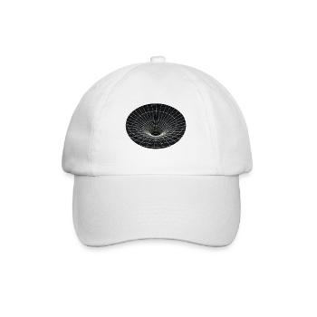 Trou de ver à grille vortex - Casquette classique - blanc/blanc - Devant
