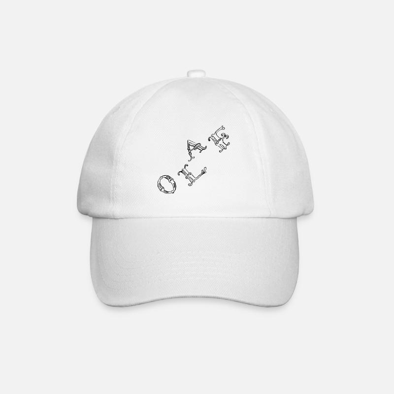 OLAF - Baseballkappe - Weiß/Weiß