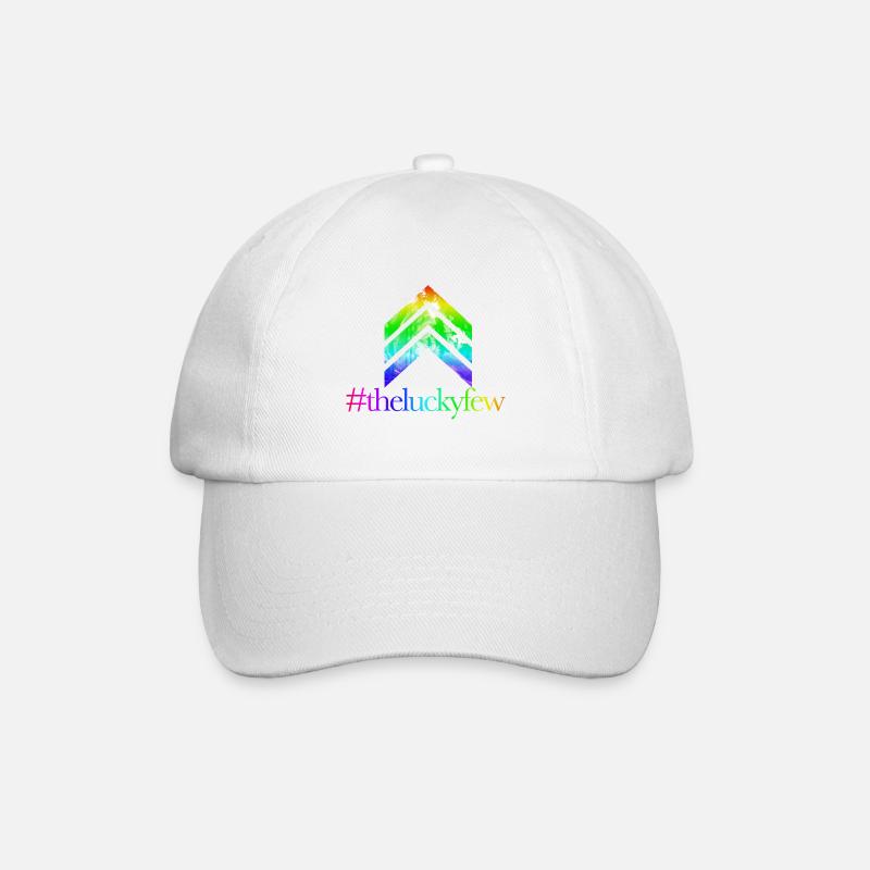 Regenbogenpfeile TheLuckyFew - Baseballkappe - Weiß/Weiß