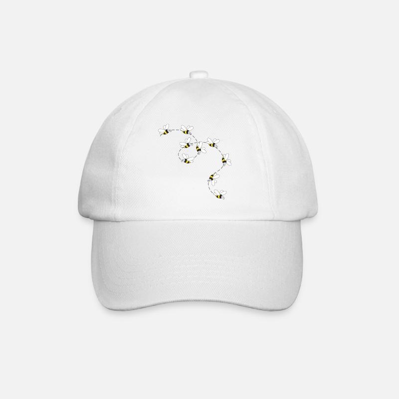 Les abeilles volent - Casquette classique - blanc/blanc