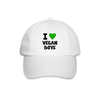 Vegan TShirt Vegan Vegan Cadeau environnemental - Casquette classique - blanc/blanc - Devant
