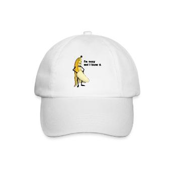 Kinky banana sexy (banana) - Baseball Cap - white/white - Front